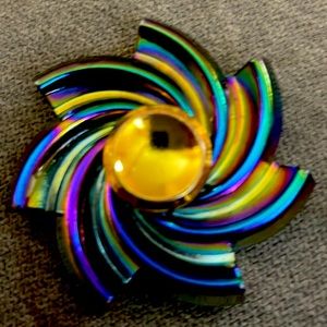Rainbow fidget spinner